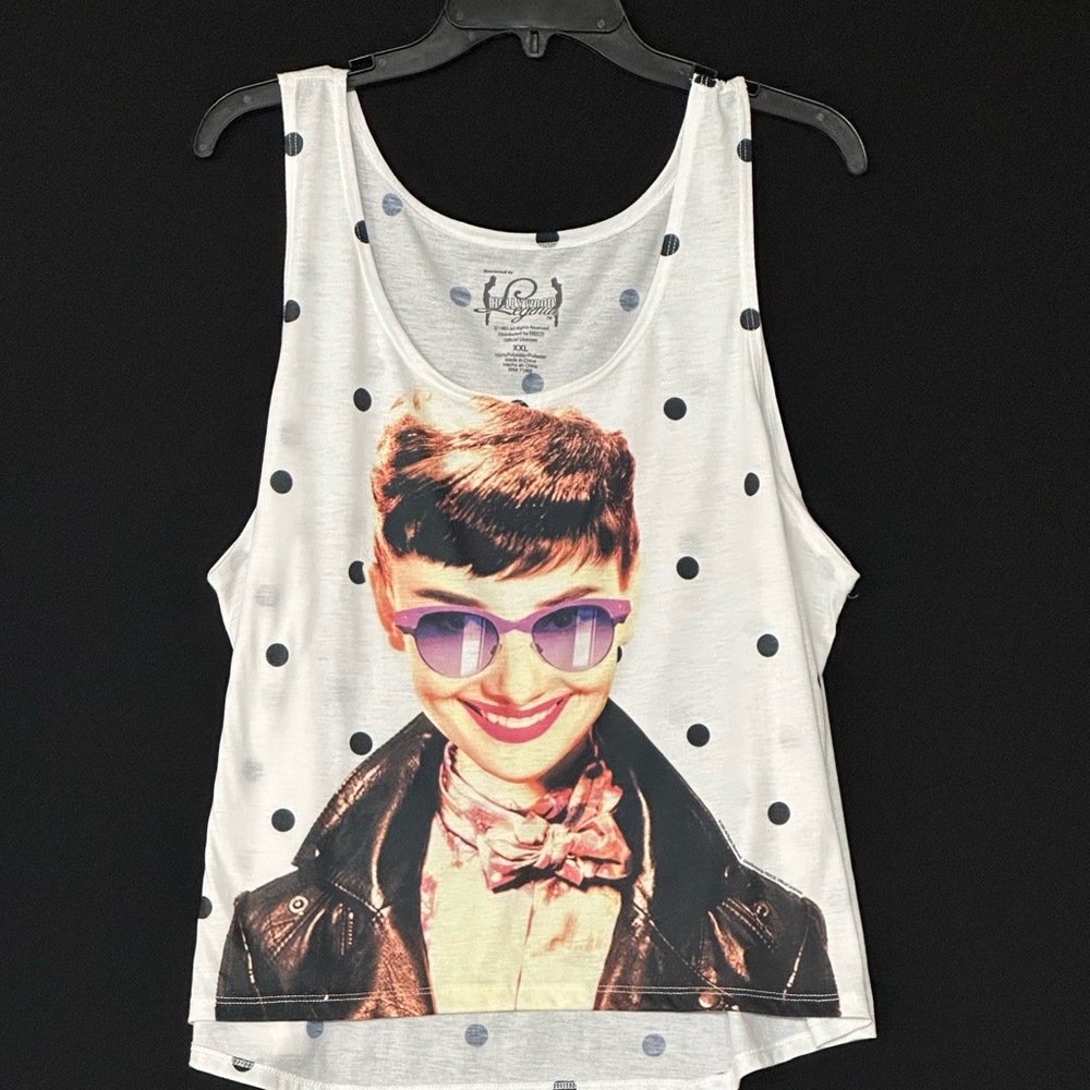 Hollywood Legends Audrey‎ Hepburn Tank Top Size XXL